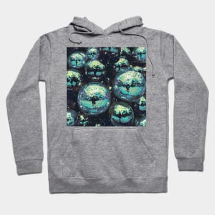 Abstract Spheres with Mirrors Hoodie